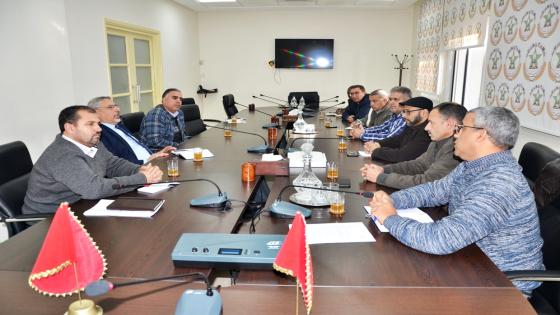 الأمين العام يستقبل أعضاء المكتب الوطني للنقابة الوطنية للطرق السيارة