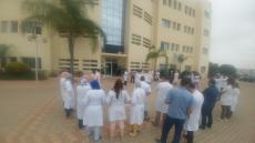 المكتب النقابي بالمركز الاستشفائي الجامعي الحسن الثاني بفاس يحتج ضد الإدارة