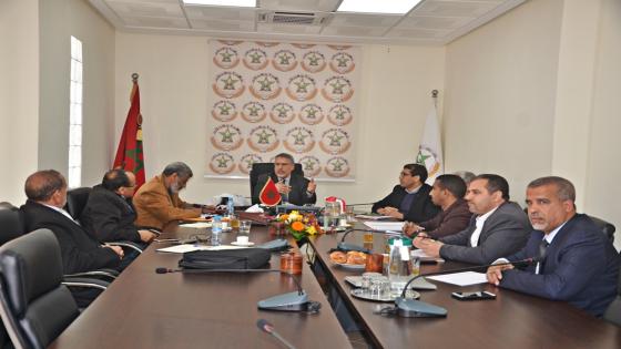 الأمين العام يعقد لقاء تواصليا مع الكتاب الجهويين للاتحاد