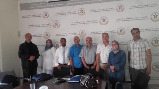 المكتب الإقليمي للجامعة الوطنية لموظفي الجماعات بالرباط يتناقش مشاكل الشغيلة