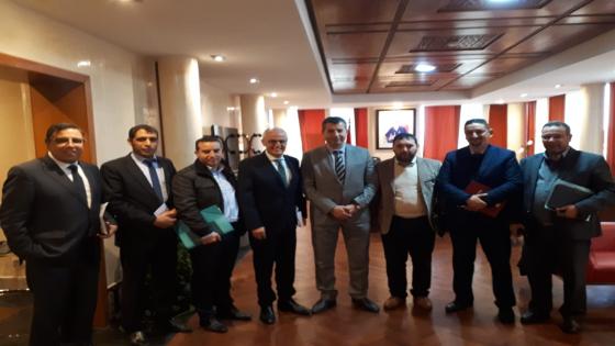 وزير إعداد التراب الوطني يستقبل وفدا من نقابة الاتحاد الوطني للشغل بالمغرب برئاسة مريمي