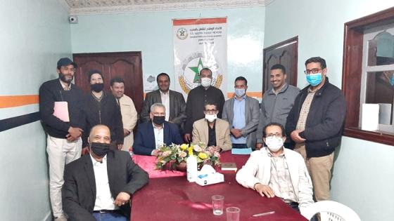 الأخ الأمين العام للاتحاد يتواصل مع مناضلي جهة كلميم وادنون