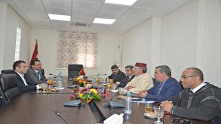 الحلوطي يستقبل الأمين العام لنقابة “حق ايش التركي” عصمان يلديز