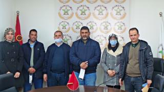 نائب الأمين العام يستقبل وفدا عن الاتحاد الوطني للذكاترة المعطلين