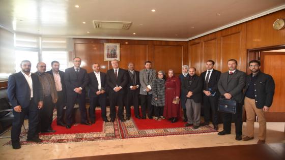 وزير العدل يستقبل الجامعة الوطنية لقطاع العدل لتدارس منهجية الحوار القطاعي