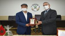 الأخ الأمين العام للاتحاد يستقبل رئيس الاتحاد الدولي لنقابات آسيا وافريقيا